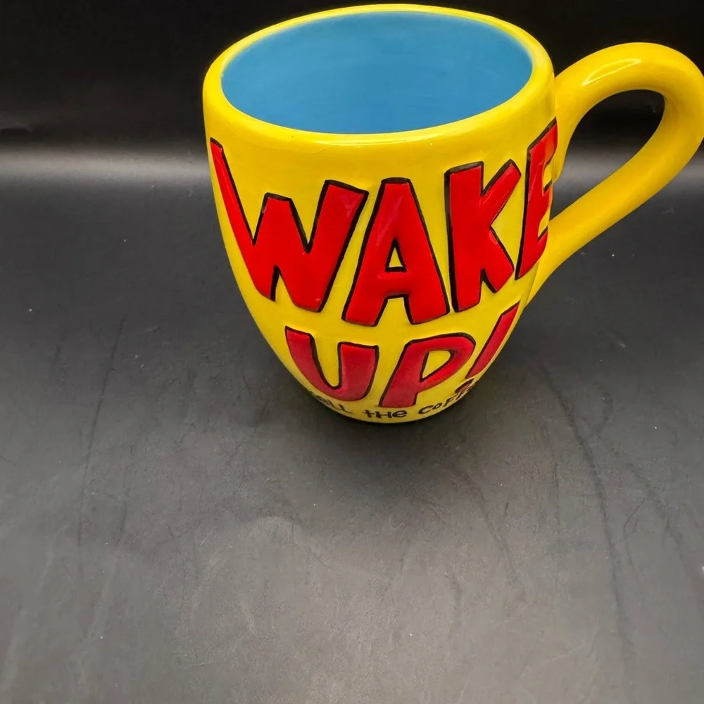 Laura Vessey Coffee Tea Cup Mug "Wake Up and Smell the Coffee" "If It Ain't... - Picture 3 of 8